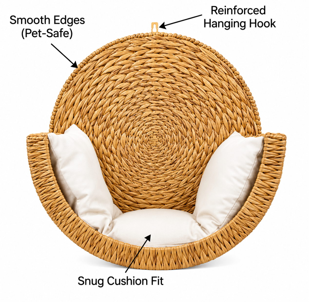 PipaPets™ - Handwoven Cat Bed