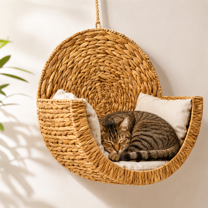 PipaPets™ - Handwoven Cat Bed