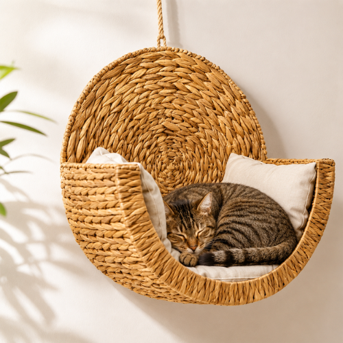PipaPets™ - Handwoven Cat Bed